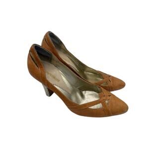 Vintage Emporio Armani Leather Pumps Made in Italy Size 37.5 (US 7)